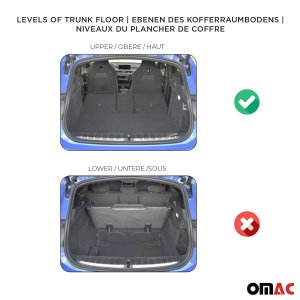 Mini Paceman Trunk Mat - Rear - Omac - TPE - Black - 2012
